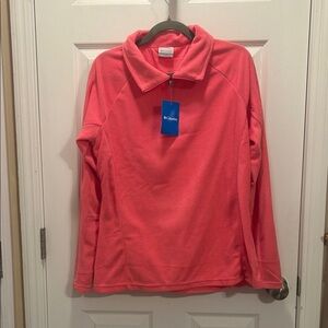 NWT Columbia Coral Quarter-Zip Fleece